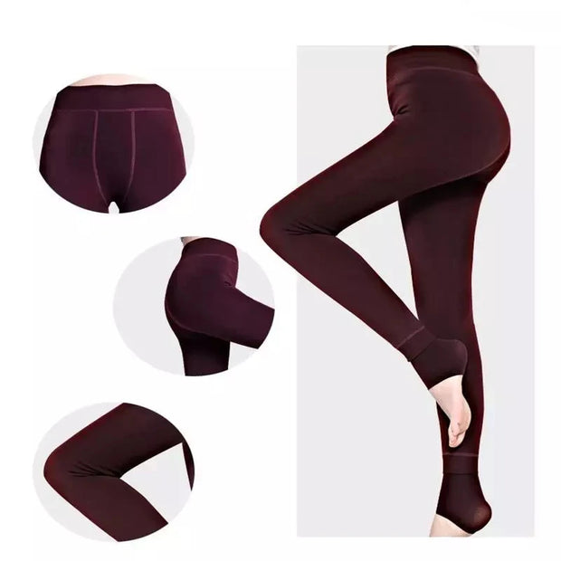 Warm Winter Leggings S-5XL Large Size Women Warm Velvet Pants Leggins High Waist Thick Legging Winter Pant Trousers Women Leggin