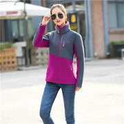 Plus Size Women's Sweatershirt Plush Thickened Young And Middle-aged Fleece Coat Female Blouse Loose Zip Embroidered Jacket