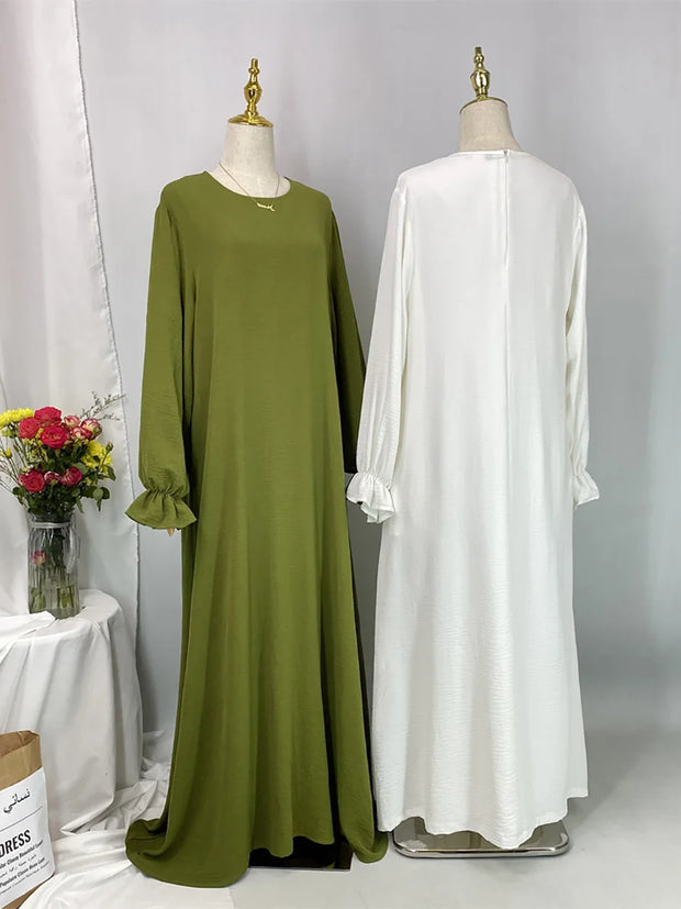 Ramadan Kebaya Daily Abaya Women Muslim Dress Dubai Islam Clothing Kaftan Modest Robe Caftan Marocain Femme Vestido Musulmane