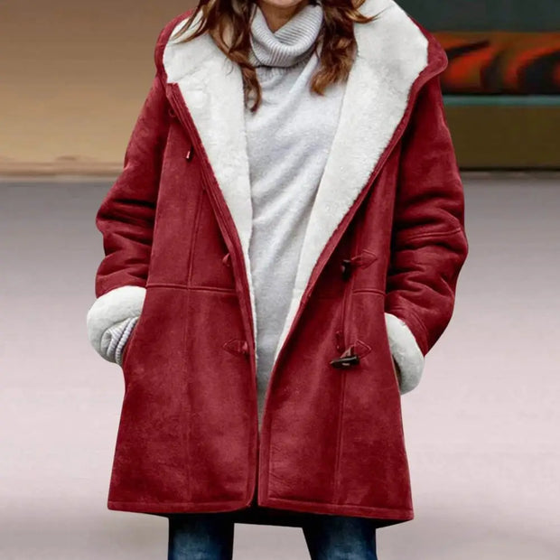 2023 New Fashion Long Winter Coat Women Clothing Wool Liner Hooded Parkas Slim With Fur Collar Warm Winter Jacket Women 5XL