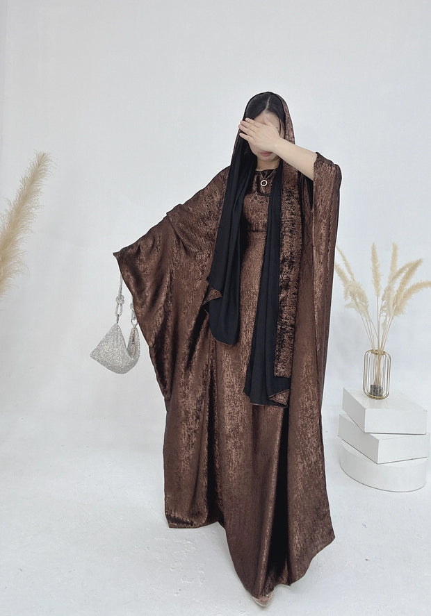 2025 Luxury Dubai Abayas for Women Shiny Muslim Dress Djellaba Ramadan Kaftan Jalabiya Arabic Robe Kebaya Caftan Marocain Femme