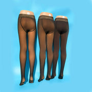 Cashmere All-in-one Pants to Keep Warm Thickened pantyhose compression nylon shiny seamless brown color tights for black women