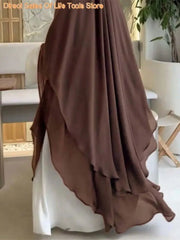 Ramadan Khimar Abaya Saudi Arabia Turkey Islam Muslim Hijab Dress Prayer Clothes Abayas For Women Kebaya Robe Femme Musulmane