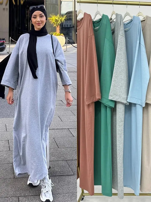 Ramadan Eid Hoodies Abaya Dubai Saudi Arabia Turkey Islam Muslim Modest Dress Prayer Clothes Women Kebaya Robe Femme Musulmane