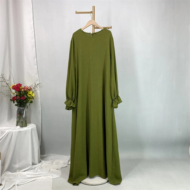 Ramadan Kebaya Daily Abaya Women Muslim Dress Dubai Islam Clothing Kaftan Modest Robe Caftan Marocain Femme Vestido Musulmane