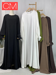 Ramadan Kebaya Daily Abaya Women Muslim Dress Dubai Islam Clothing Kaftan Modest Robe Caftan Marocain Femme Vestido Musulmane