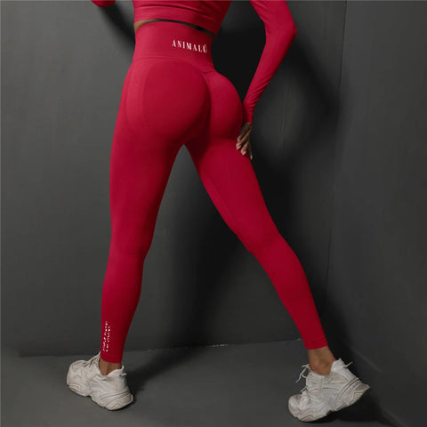 2023 ANIMALU Seamless Leggings Women Gym Yoga Pants Women's High Waist Legging Fitness Workout Tights Running Pants