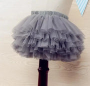 Little Girls Tutu Skirts Black Fluffy Toddler Tulle Princess Ball Gown Pettiskirt Ballet Dance Kids Party/birthday Skirt 1-7T