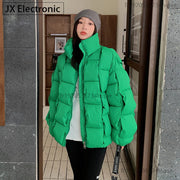 2024 New Snow Wear Coat Women Parkas Down Cotton Jacket Warm Female Casual Loose Winter Jackets Padded Puffer Parka Outerwear