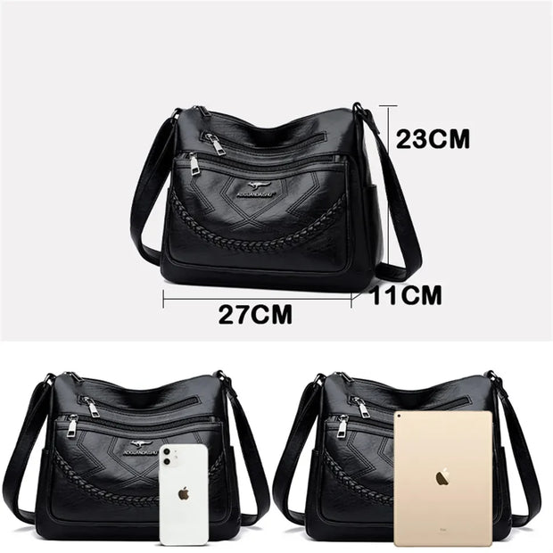 Soft PU Leather Luxury Handbags Purses Women Bags Designer Shoulder Crossbody Bag for Female Branded 2023 Trend Messenger Bags