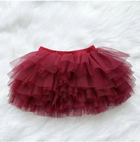 Little Girls Tutu Skirts Black Fluffy Toddler Tulle Princess Ball Gown Pettiskirt Ballet Dance Kids Party/birthday Skirt 1-7T