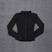 Women Sport Jacket Long Sleeve Shirt Workout Coat Gym Training Clothing Yoga Sportswear