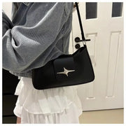 2024 Classic Y2K Small Purse Luxury Brand Female Handbags Vintage PU Leather Shoulder Bags for Women Daily Ladies Underarm Bag