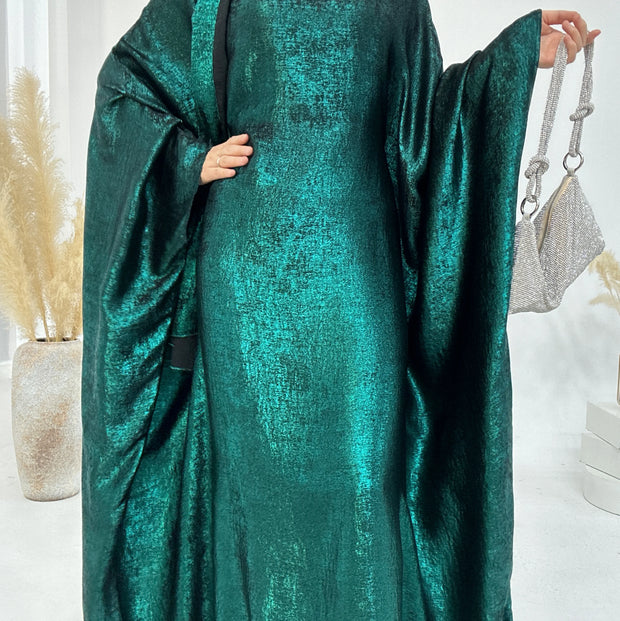 2025 Luxury Dubai Abayas for Women Shiny Muslim Dress Djellaba Ramadan Kaftan Jalabiya Arabic Robe Kebaya Caftan Marocain Femme