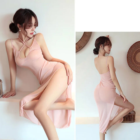 Sexy Perspective Nightclub Dress Thin Cute Long Skirt Womens Dresses Dresses For Formal Occasions Summer Cosplay Party Dresses