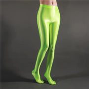 NEW Glossy Opaque Leggings Shiny High Waist Tights Sexy Stockings Yoga Pants Training Women Sports Leggings Fitness