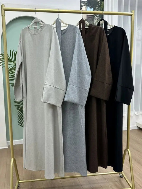 Ramadan Eid Modest Abaya Damen Dubai Islam Muslim Kaftan Dress For Women Kebaya Caftan Marocain Robe Femme Musulmane Vestidos