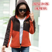 Plus Size Women's Sweatershirt Plush Thickened Young And Middle-aged Fleece Coat Female Blouse Loose Zip Embroidered Jacket