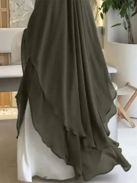 Ramadan Khimar Abaya Saudi Arabia Turkey Islam Muslim Hijab Dress Prayer Clothes Abayas For Women Kebaya Robe Femme Musulmane