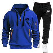 2024 Men Tracksuit Hoodie Set, Men's Brand Sweater, Warm Sportswear, Sports Iuxury, High quality Print, Autumn/Winter, 2 pieces