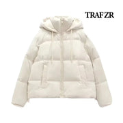 TRAF ZR Winter Women's Cold Coat Winter Jackets for Women 2023 Warm Thermal Parkas Woman Winter Coat Promotion Female Outerwear