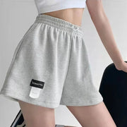 Women Shorts Summer Elastic Lace Up Drawstring Sweat Short Sport Underpanties Girl Straight Leg Pants Female Underware Panties